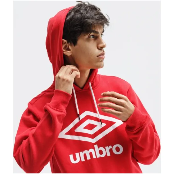 Umbro Bluza Fw Large Logo Oh , czerwony, rozmiar L. Czerwone bluzy bez kaptura męskie Umbro, l, z bawełny. W wyprzedaży za 103.99 zł.