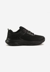 Czarne Buty Sportowe Sneakersy z Ozdobnym Tłoczeniem Wiline. Czarne buty sportowe na co dzień męskie Born2be, z jeansu, bez zapięcia. Za 89.99 zł.