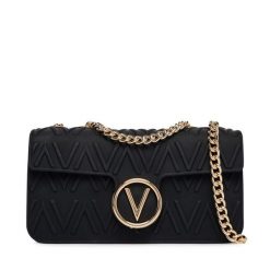 Torebka Valentino. Czarne torebki klasyczne damskie Valentino, bez wzorów, bez dodatków. Za 419.99 zł.
