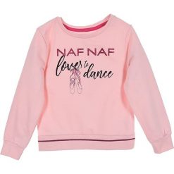 Bluza w kolorze jansoróżowym. Czerwone bluzy dziewczęce Daniel Hechter, Naf Naf Kids, bez wzorów, z bawełny, bez ramiączek, bez kaptura. W wyprzedaży za 42.95 zł.