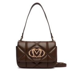 Torebka LOVE MOSCHINO. Brązowe torebki klasyczne damskie Love Moschino, bez wzorów, bez dodatków. Za 1,009.00 zł.