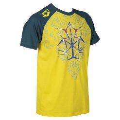 Koszulka T-Shirt sportowy unisex Arena Raglan Australia. Żółte topy sportowe damskie Arena, bez wzorów, bez ramiączek. Za 159.99 zł.