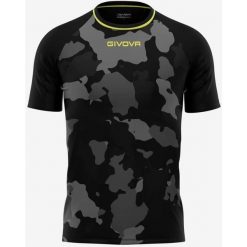 Męski T-shirt Givova Army w kolorze czarnym i szarym - sportowy i wygodny. Brązowe t-shirty męskie Givova, m, bez wzorów, z poliesteru, bez kołnierzyka. Za 75.66 zł.
