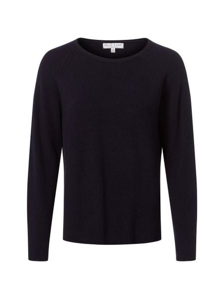 Marie Lund Sweter z dzianiny Kobiety Bawełna niebieski, L. Niebieskie swetry klasyczne damskie Marie Lund, l, z bawełny, bez kołnierzyka. Za 159.95 zł.