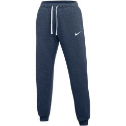Spodnie damskie Nike Park 26. Niebieskie spodnie dresowe damskie Nike, bez wzorów, z bawełny. Za 154.99 zł.