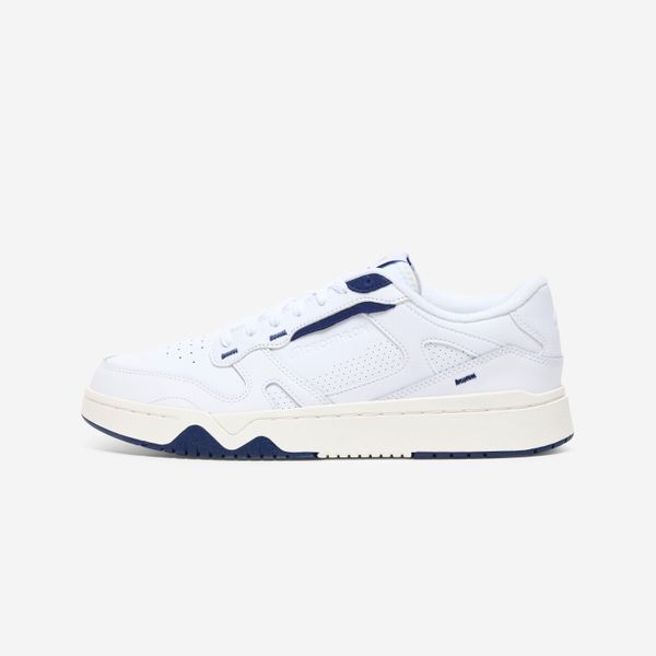 Buty sportowe męskie CJ80. Białe buty sportowe na co dzień męskie Decathlon, z gumy, bez zapięcia, trekkingowe. Za 199.99 zł.