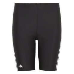 Classic 3-Stripes Swim Jammers. Białe szorty męskie Adidas, z materiału, do pływania. Za 139.00 zł.