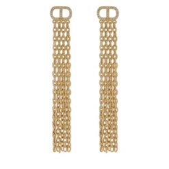 Kolczyki TWINSET. Żółte kolczyki damskie Twinset, złote. Za 259.99 zł.