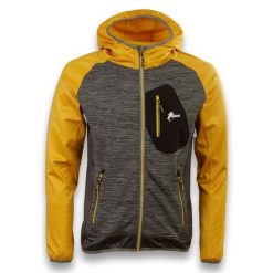 Bluza Ande Bregaglia Dorośli. Szare bluzy bez kaptura męskie Ande, bez wzorów, z elastanu, sportowe, bez kołnierzyka, bez ramiączek. Za 347.99 zł.