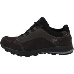 Buty do chodzenia męskie Hanwag Banks Low Gtx. Czarne buty trekkingowe męskie Hanwag, z materiału, bez zapięcia, trekkingowe. Za 1,231.00 zł.