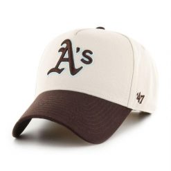 Brand `47 czapka z daszkiem Oakland Athletics Coop Sure Shot wielokolorowa. Czapki męskie 47 Brand, bez wzorów, z bawełny. Za 179.00 zł.