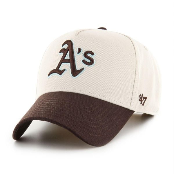 Brand `47 czapka z daszkiem Oakland Athletics Coop Sure Shot wielokolorowa. Czapki męskie 47 Brand, bez wzorów, z bawełny. Za 179.00 zł.