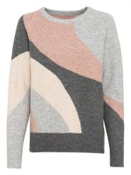 Camel Active Sweter w kolorze antracytowo-beżowym rozmiar: XL. Czarne swetry klasyczne damskie Camel Active, xl, bez kołnierzyka. Za 193.24 zł.