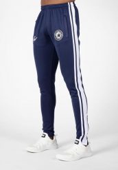 Stratford Track Spodnie - Granatowy. Niebieskie spodnie sportowe męskie GORILLA WEAR, z elastanu. Za 253.65 zł.