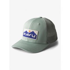 Czapka z daszkiem Kavu Above Standard - chinois green. Zielone czapki męskie KAVU, bez wzorów. Za 146.99 zł.