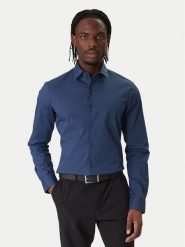 Calvin Klein Koszula Essentials LV019EU037 Szary Slim Fit. Szare koszule męskie CALVIN KLEIN, m, bez wzorów, z bawełny, bez kołnierzyka, bez ramiączek. Za 219.99 zł.