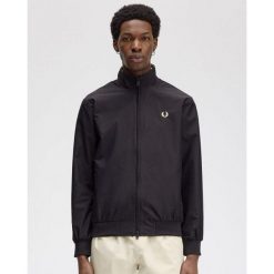 Kurtka Fred Perry J2660fp Czarna. Czarne kurtki męskie Fred Perry, l, bez wzorów, z nylonu, eleganckie, bez kaptura. Za 773.45 zł.