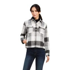 Kurtka damska Ariat Ashford. Szare kurtki damskie Ariat, bez wzorów, bez kaptura. Za 569.50 zł.