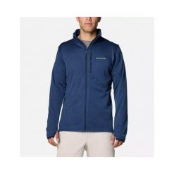 Bluza polarowa męska Columbia Park View Fleece Full Zip. Niebieskie bluzy bez kaptura męskie Columbia, m, z polaru. Za 244.99 zł.