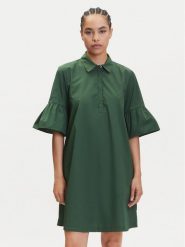 Marella Sukienka koszulowa Medicea 2515221192 Zielony Relaxed Fit. Zielone sukienki damskie Marella, bez wzorów, z bawełny, bez kołnierzyka, bez ramiączek, koszulowe. Za 589.99 zł.