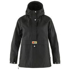 Kurtka turystyczna damska Fjallraven Vardag Anorak. Szare kurtki damskie Fjällräven, xs, bez wzorów, z materiału, bez kaptura. Za 960.45 zł.