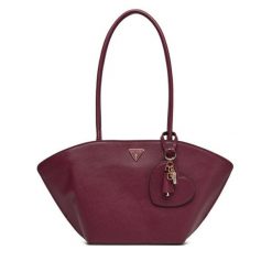 Torebka Guess. Czerwone torebki klasyczne damskie Guess, z aplikacjami, bez dodatków. Za 489.99 zł.