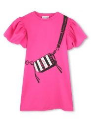 Marc Jacobs Sukienka codzienna W60496 D Różowy Regular Fit. Czerwone sukienki dziewczęce MARC JACOBS, bez wzorów, z syntetyku, bez ramiączek. Za 279.99 zł.