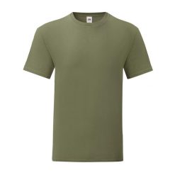 Kultowa Koszulka Unisex Dla Dorosłych. Zielone bluzki damskie Fruit of the Loom, xl, bez wzorów, sportowe, bez kołnierzyka, bez ramiączek. Za 40.99 zł.