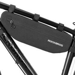 Torba rowerowa Rockbros AS-043 z rzepem 3L - czarna. Czarne torebki klasyczne damskie ROCKBROS, bez wzorów, z materiału, bez dodatków. Za 105.00 zł.