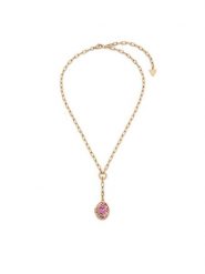 Guess Naszyjnik JUBN06 419JW Złoty. Żółte naszyjniki damskie Guess, ze stali. Za 399.99 zł.