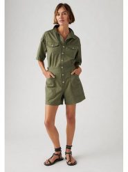 Levi's Kombinezon w kolorze khaki rozmiar: M. Brązowe kombinezony damskie Levi's, m, bez wzorów, bez kołnierzyka, bez ramiączek. Za 139.20 zł.