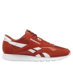 Buty do chodzenia męskie Reebok CL Nylon. Czerwone buty sportowe na co dzień męskie Reebok. Za 288.00 zł.