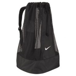Torba Na Piłki Club Team Swoosh. Czarne torby sportowe damskie Nike, bez wzorów, bez dodatków. Za 154.99 zł.