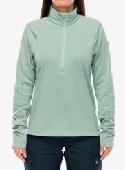 Bluza damska Fjallraven Abisko Lite Fleece Half Zip. Zielone bluzy z kapturem damskie Fjällräven, m, z materiału. Za 489.49 zł.