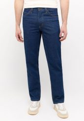 MUSTANG TRAMPER STRAIGHT MĘSKIE SPODNIE JEANSOWE JEANS DENIM BLUE 1014871 5000 900. Niebieskie spodnie materiałowe męskie Mustang, bez wzorów, z denimu. Za 229.99 zł.