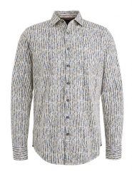 PME Legend Koszula w kolorze oliwkowo-błękitno-białym rozmiar: L. Białe koszule męskie PME Legend, l, bez wzorów, bez kołnierzyka, bez ramiączek. Za 177.94 zł.