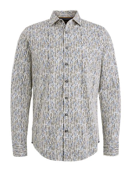 PME Legend Koszula w kolorze oliwkowo-błękitno-białym rozmiar: L. Białe koszule męskie PME Legend, l, bez wzorów, bez kołnierzyka, bez ramiączek. Za 177.94 zł.