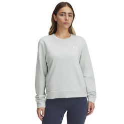 Bluza damska Under Armour Rival Terry. Białe bluzy bez kaptura damskie Under Armour. W wyprzedaży za 241.40 zł.