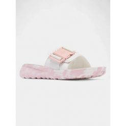 Klapki damskie Columbia Peakfreak Roam Slide. Białe klapki damskie Columbia, bez wzorów, bez obcasa. Za 172.99 zł.