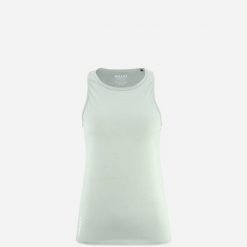 Koszulka damska tank top Millet Wanaka Light Tank W ahletic fit. Zielone bluzki damskie Millet, l, bez wzorów, z tkaniny, bez kołnierzyka. W wyprzedaży za 119.00 zł.