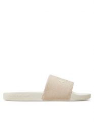 Calvin Klein Jeans Klapki Slide Monogram Co YW0YW00103 Różowy. Czerwone klapki damskie Calvin Klein Jeans, bez wzorów, z jeansu, bez obcasa. Za 139.99 zł.