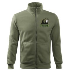 Bluza z haftowanym logiem Wild Camp L. Zielone bluzy bez kaptura męskie WILD CAMP, l, z bawełny. Za 160.00 zł.