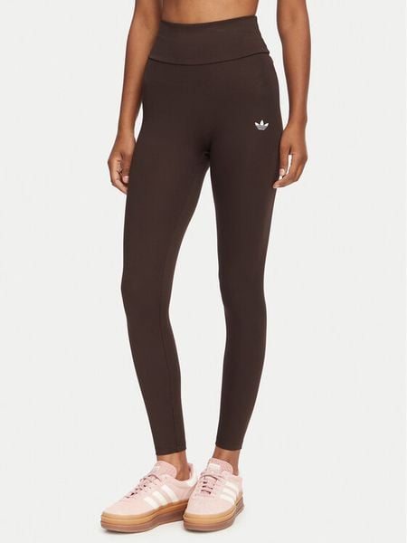 Adidas Legginsy Essentials KV9150 Brązowy Slim Fit. Brązowe legginsy damskie Adidas, l, bez wzorów, z syntetyku. Za 152.99 zł.