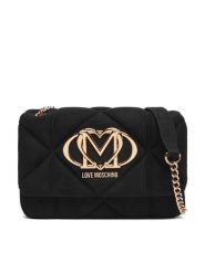 LOVE MOSCHINO Torebka JC4314PP0NKE0000 Czarny. Czarne torebki klasyczne damskie Love Moschino, bez wzorów, z materiału, bez dodatków. Za 739.99 zł.