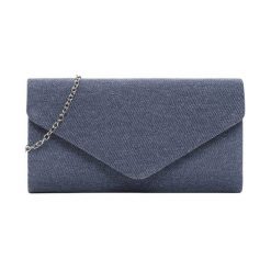 Tamaris Kopertówka TAS Amalia Denim Kopertówki 1 ct Damski. Torebki wieczorowe Tamaris, z aplikacjami, z denimu, bez kołnierzyka, bez ramiączek. Za 155.99 zł.