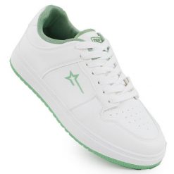 Buty sportowe Big Star RR274A246 białe. Białe buty sportowe na co dzień damskie bez wzorów, z gumy. Za 228.61 zł.