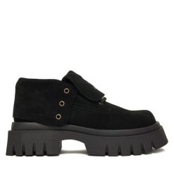 Trapery Steve Madden. Czarne trapery damskie Steve Madden, bez obcasa. Za 499.99 zł.