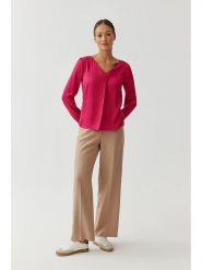 TATUUM Bluzka w kolorze różowym rozmiar: 42. Różowe bluzki damskie Tatuum, bez wzorów, z wiskozy, bez kołnierzyka, bez ramiączek. Za 87.19 zł.