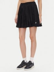 Adidas Spódnica plisowana Tiro JG4100 Czarny Loose Fit. Czarne spódniczki damskie Adidas, xs, bez wzorów, z syntetyku, plisowane. Za 159.99 zł.