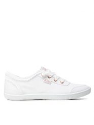 Skechers Tenisówki Bobs B Cute 33492/WHT Biały. Białe trampki i tenisówki damskie Skechers, bez wzorów, z materiału. Za 189.99 zł.